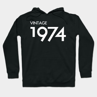 Vintage 1974 Gift 46th Birthday Party Hoodie